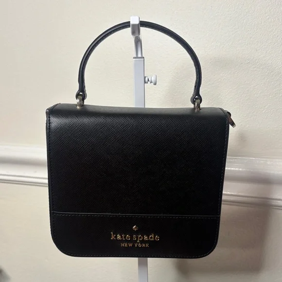 🔥LOW START Kate Spade Staci Square Saffiano Leather crossbody (NEW) - Picture 5 of 14